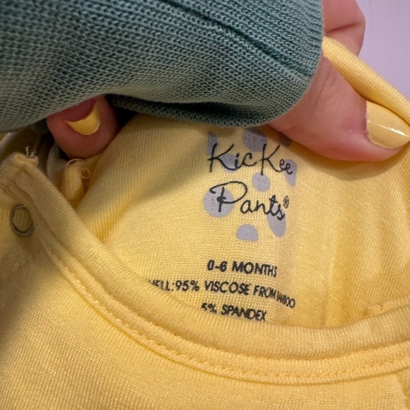 Yellow Kickee Pants 0-6 months bamboo sleep sack - Picture 2 of 3